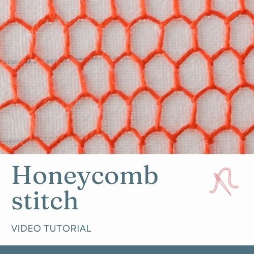 Honeycomb stitch video tutorial