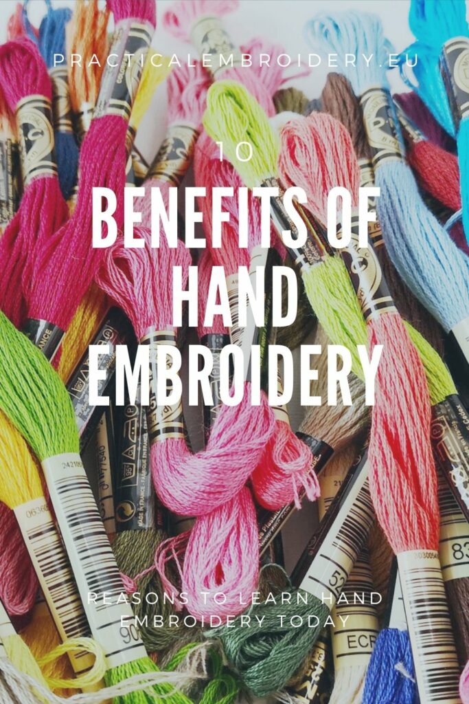 Benefits of hand embroidery