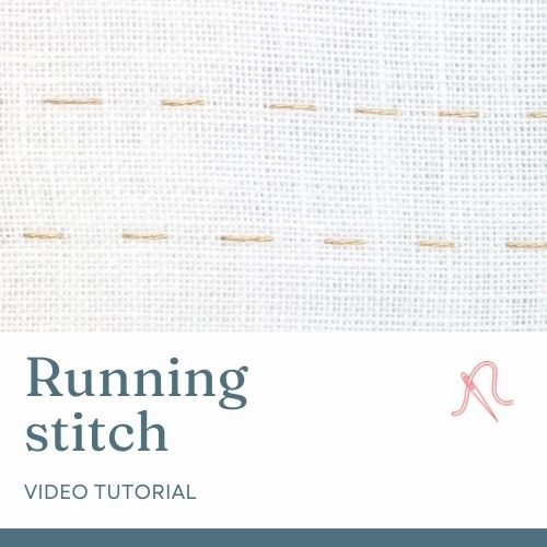 Running stitch video tutorial