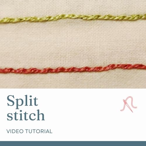 Split stitch video tutorial