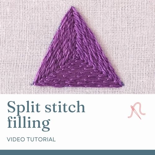 Split stitch filling video tutorial