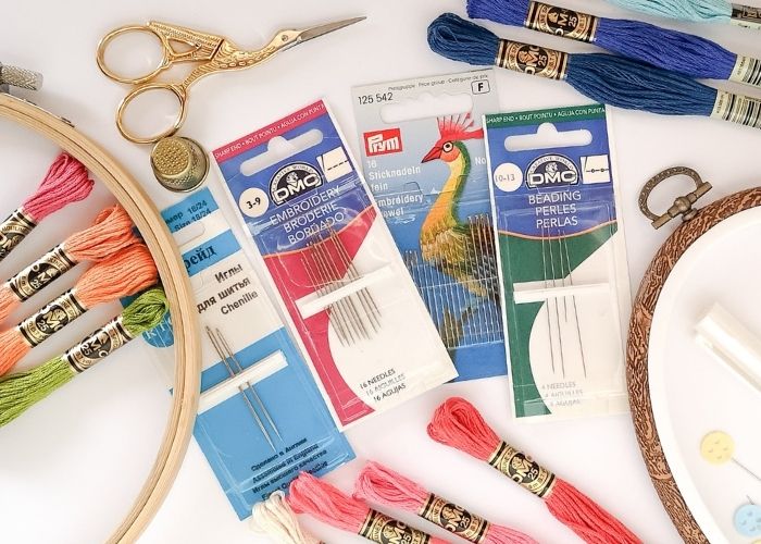 Embroidery beading and chenille needles image