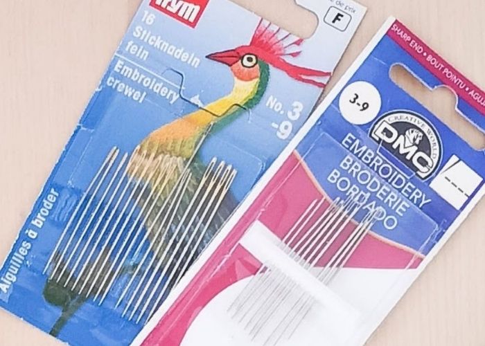 Hand embroidery needles by Prym and DMC image