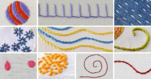 Best embroidery stitches. The top 10 of basic hand embroidery stitches
