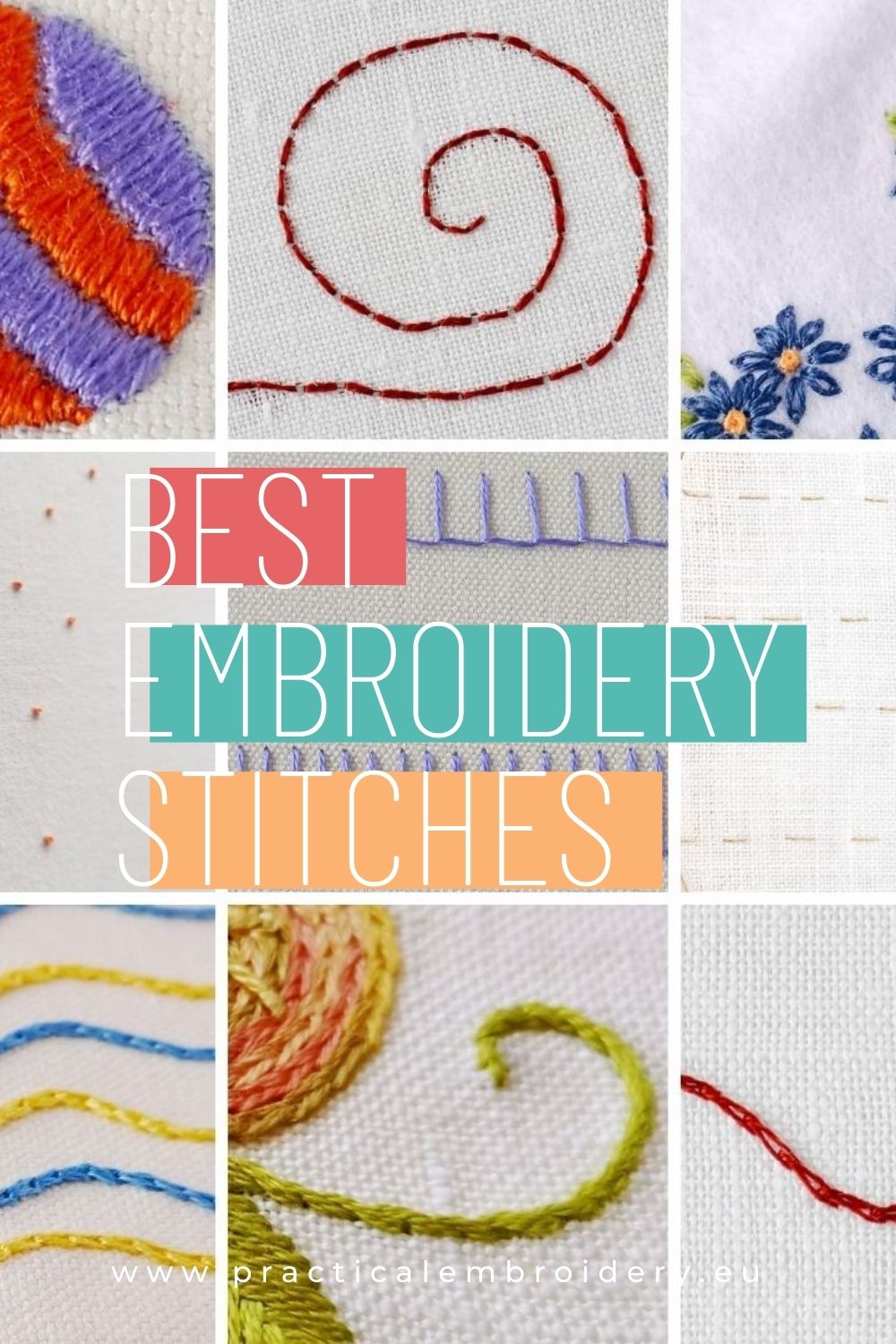 Best embroidery stitches. Top 10 stitches to learn