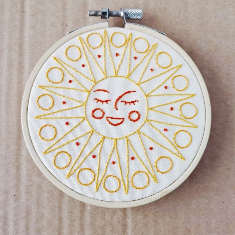 Young Sun embroidery pattern 4