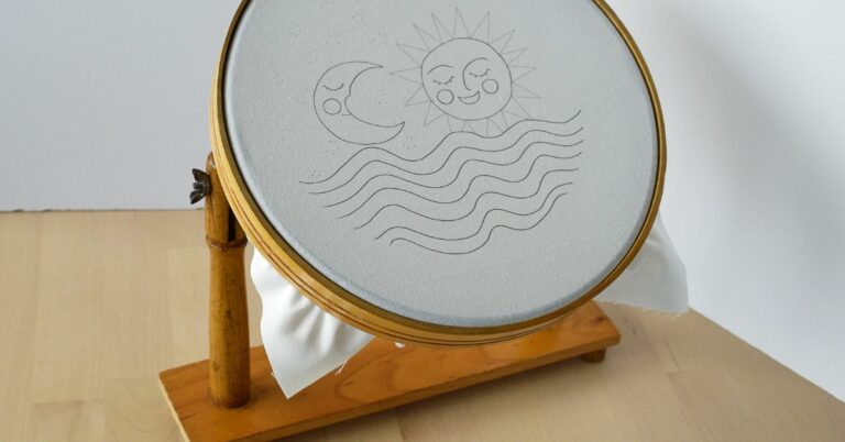 Vintage embroidery hoop