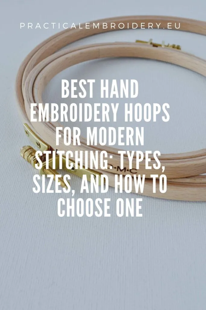 Best Embroidery Hoops for Perfect Stitches PIN image
