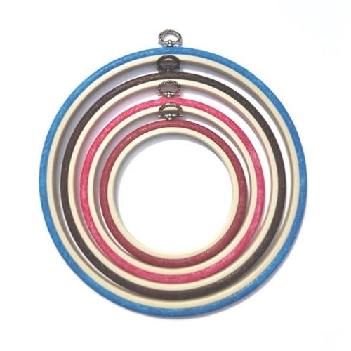 Flexi woodgrain effect round and oval embroidery hoops on Etsy