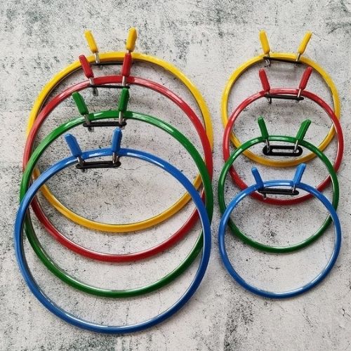 Nurge Spring metal/plastic hoop on Etsy