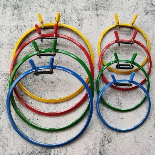 Nurge Spring metal/plastic hoop on Etsy