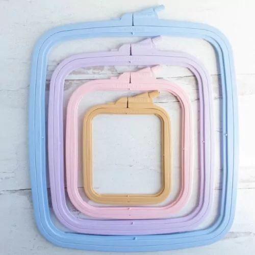 Nurge plastic rectangle embroidery hoop for hand embroidery on Etsy
