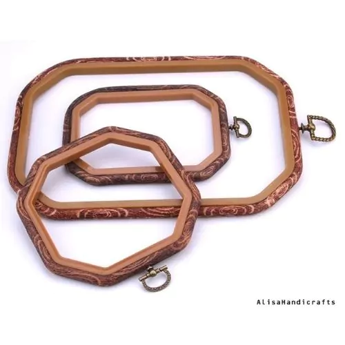 Rectangle Flexi hoop for hand embroidery display on Etsy