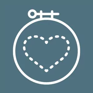 Embroidery patterns icons