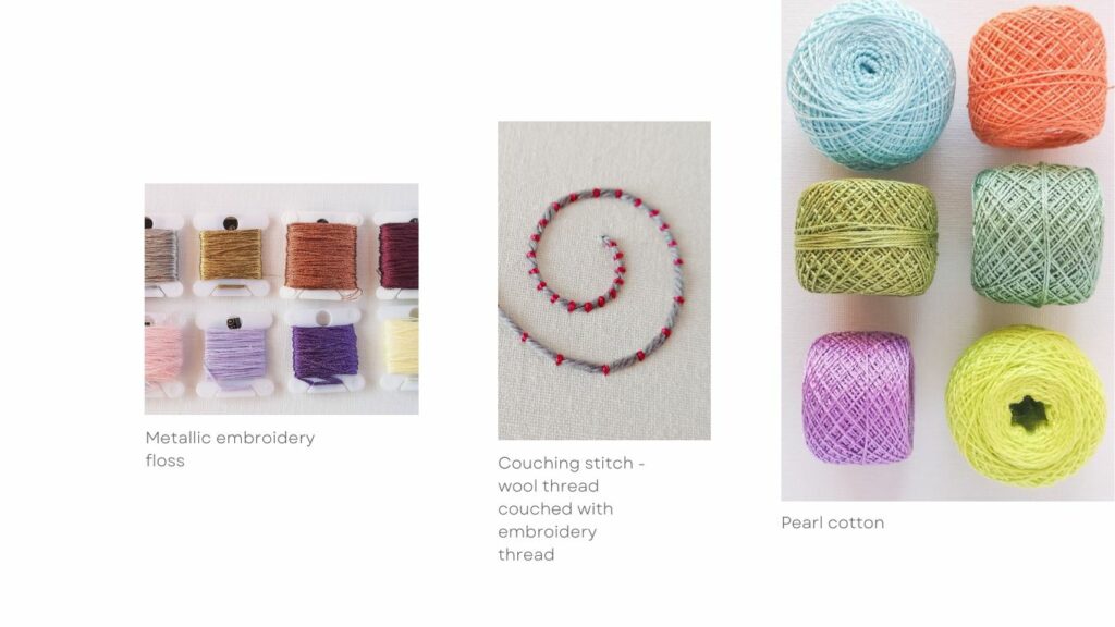 Embroidery floss and threads