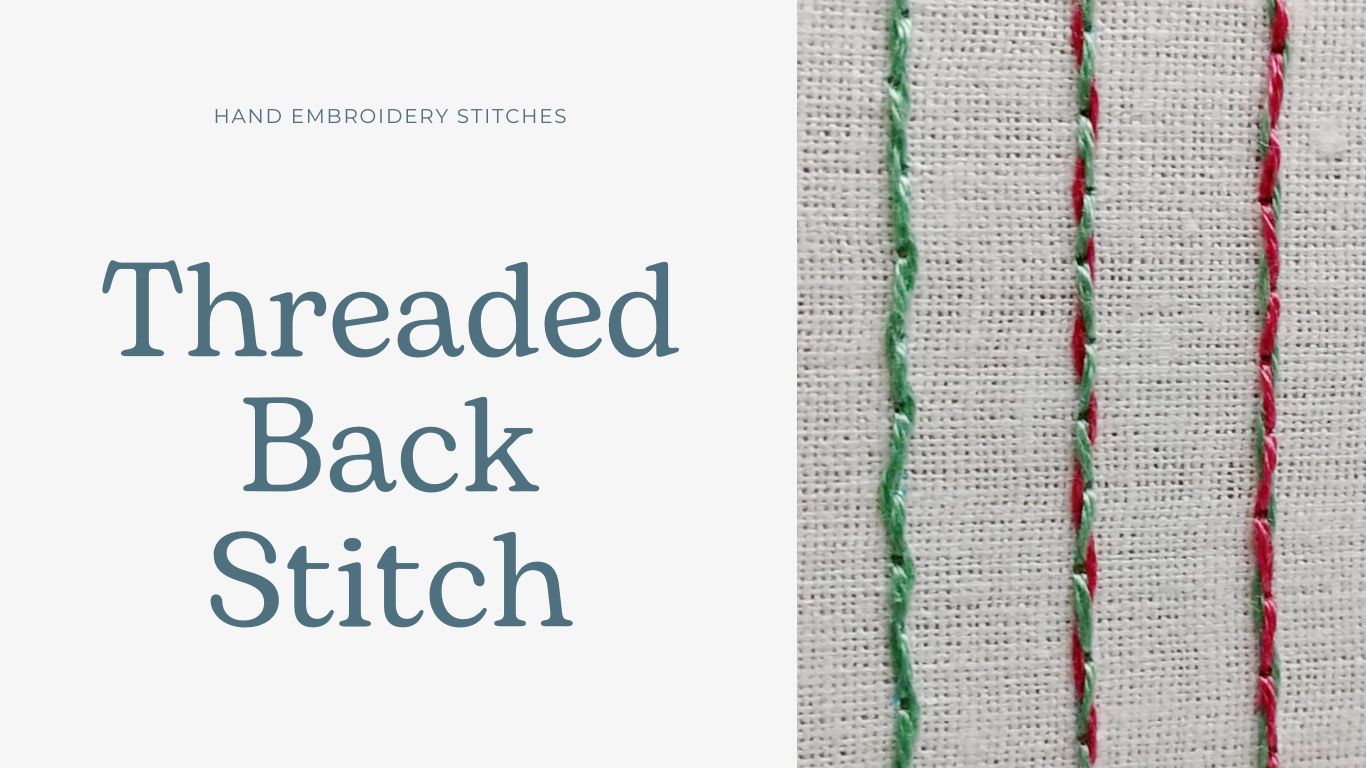 Embroidery Basics - Back Stitch 