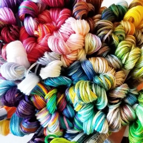 Variegated floss from Lecien Cosmo