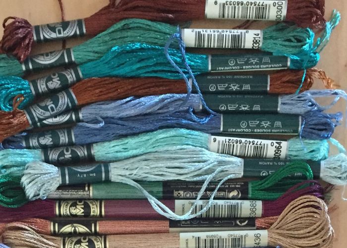 DMC Rayon satin threads - image