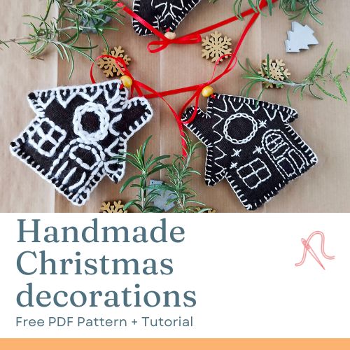 Handmade Christmas decorations tutorial