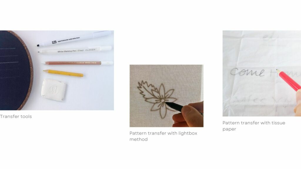 How to Transfer an Embroidery Pattern Using a water-soluble paper