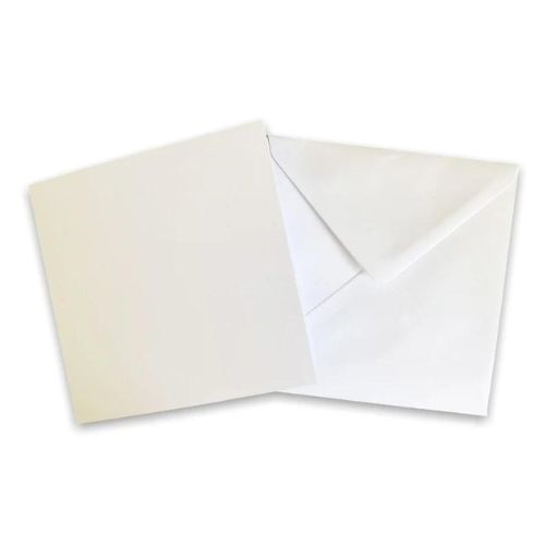Tarjetas cuadradas en blanco con sobres en Etsy | FifisHandcrafted