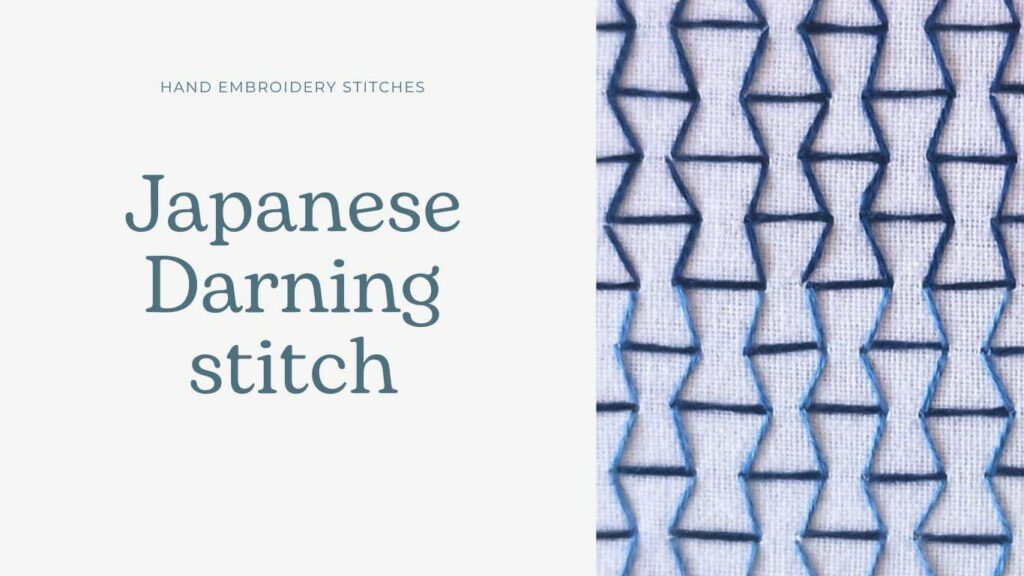Japanese Darning stitch