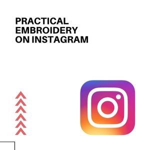 Practical embroidery on Instagram