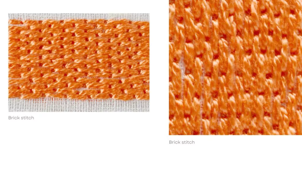 Examples of the Brick stitch