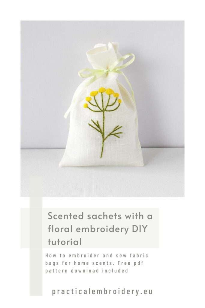 PIN_Scented sachets with floral embroidery DIY