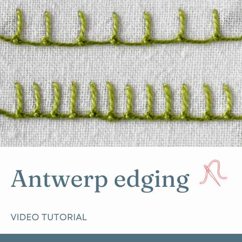 Antwerp edging video tutorial