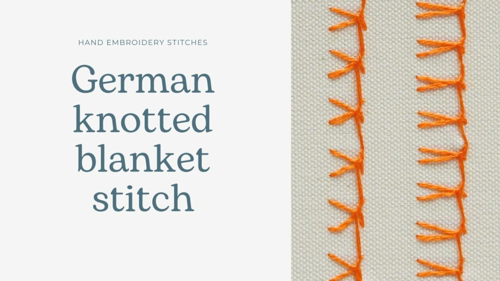 German knotted blanket stitch