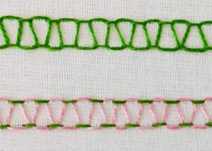 Running stitch and its variations - hand embroidery stitches