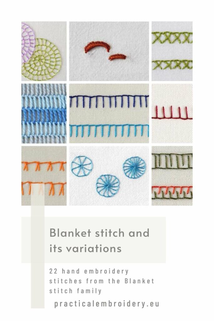 Blanket stitch and its variations