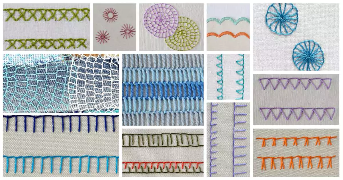 How to combine various stitch patterns in the Decorative Stitch