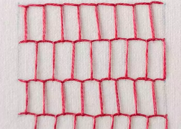Blanket stitch filling