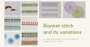Blanket stitch variations