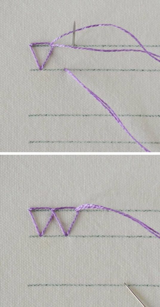 Overlock stitch hand sewing step by step