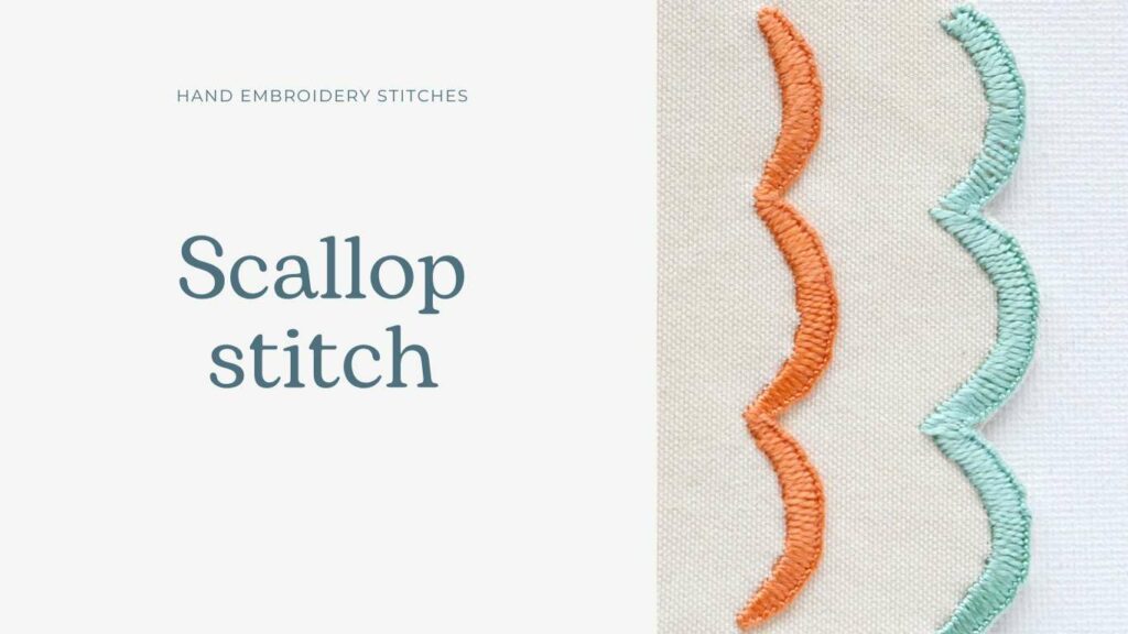 Scallop stitch