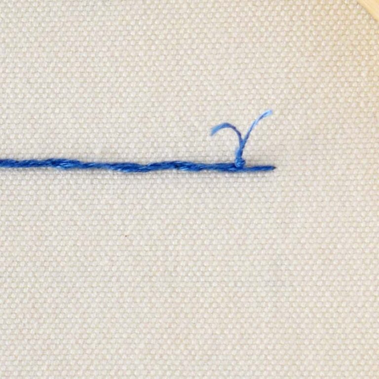 How to Start and End Embroidery Stitches