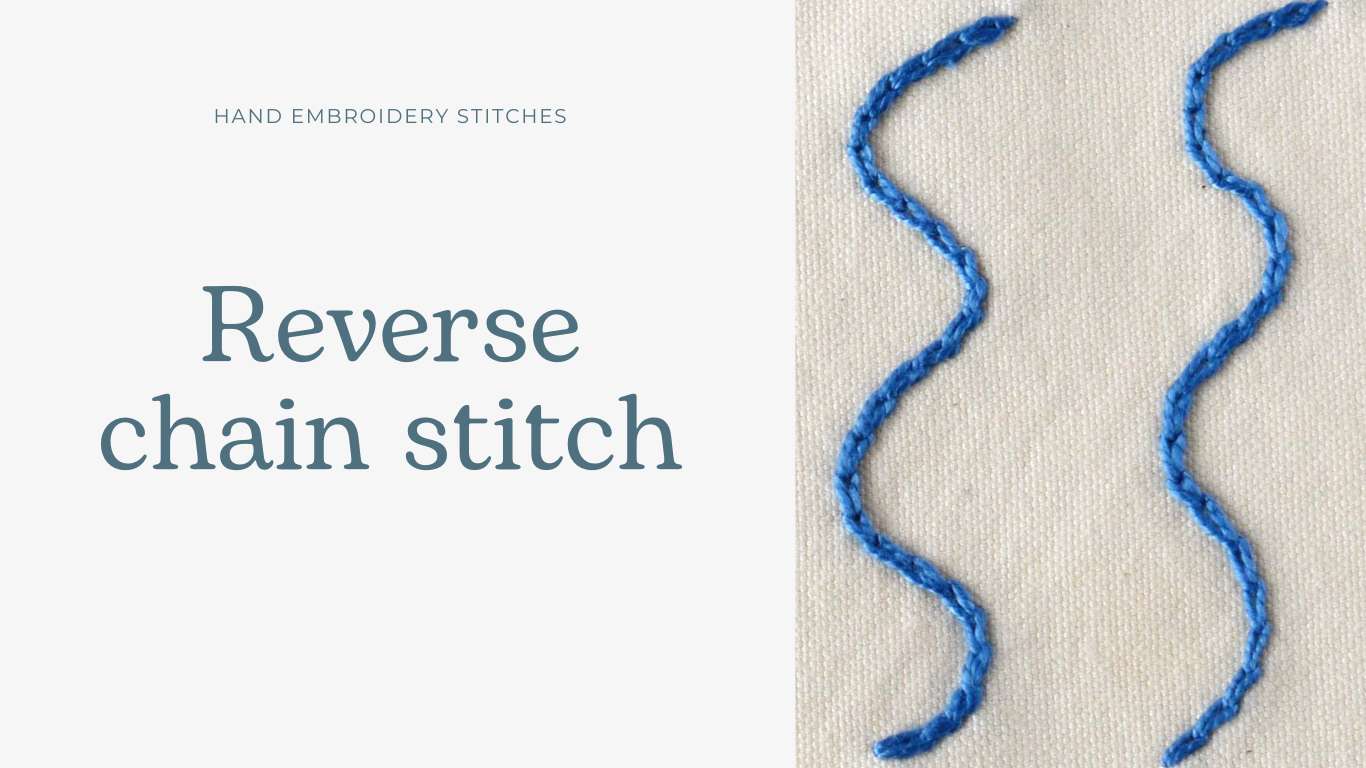 Practical Embroidery Reverse chain stitch