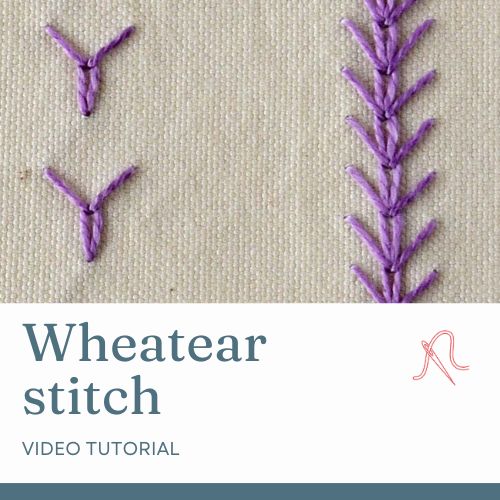 Wheatear stitch video tutorial