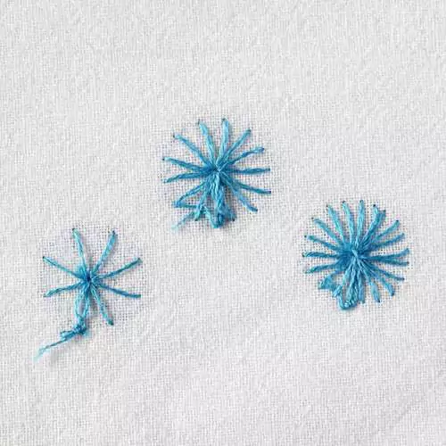 Buttonhole wheel: back side