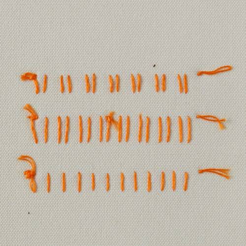 Practical Embroidery German knotted blanket stitch