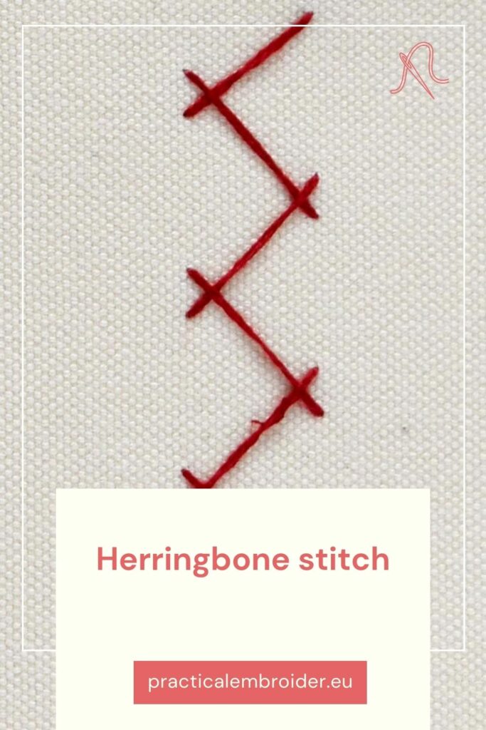Herringbone stitch