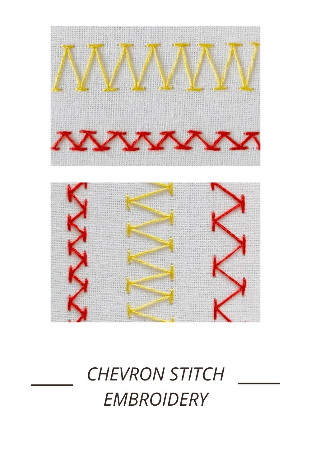 Master Chevron Stitch: Step-by-Step