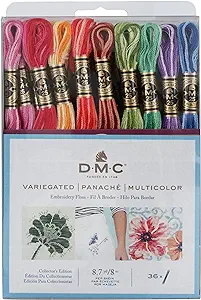 DMC Variegated Embroidery Floss, Assorted