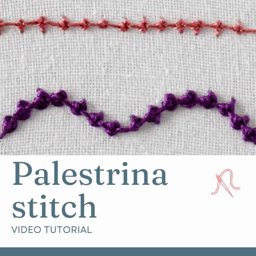 Palestrina stitch video tutorial card