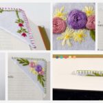 Segnalibro d’angolo ricamato a mano: Guida passo passo alla creazione di un regalo sincero per un amante dei libri
