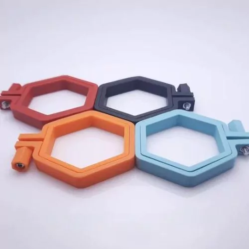 Hexa Mini Hoop - 2 inches - 3D printed on Etsy
