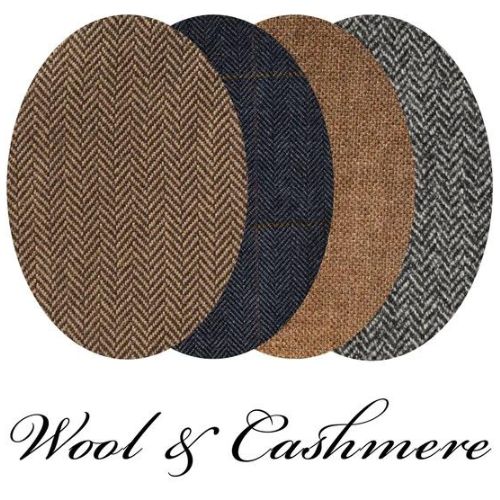 Wool & Cashmere Elbow Patches for Sweater on Etsy